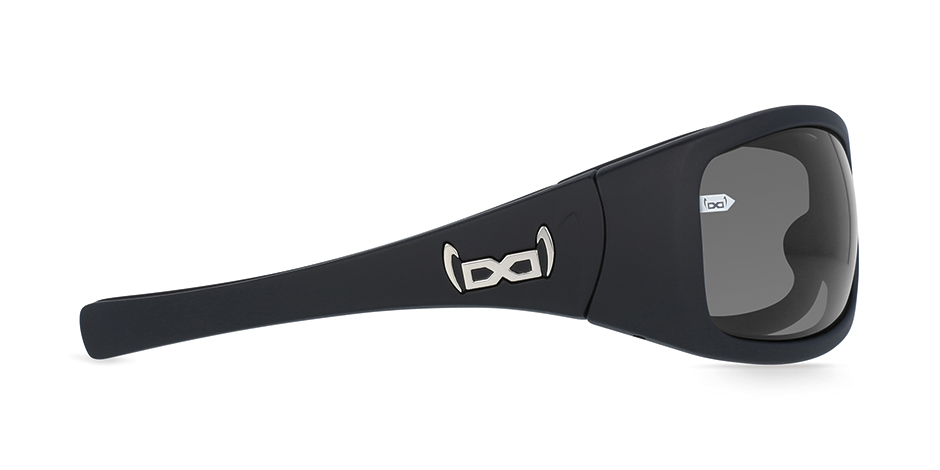 G3 Black Matt - Солнцезащитные неломающиеся очки GloryFy G3 Black Matt вид сбоку