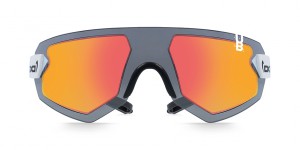 Купить Спортивные, неломающиеся очки GloryFy G9 XTR HELIOZ STRATOS RED вид спереди