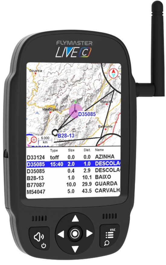 Flymaster LIVE C - Flymaster Live C вертикальное расположение