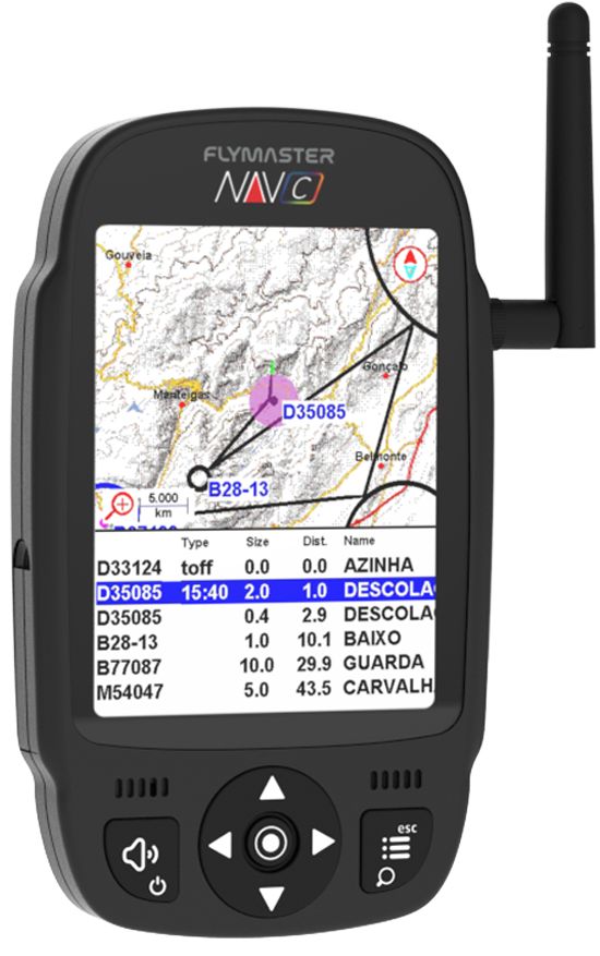 Flymaster Nav C - Flymaster NAV C Вертикальное расположение